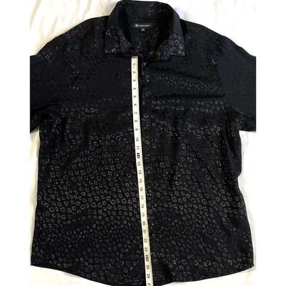 INC.  Men's Black Button Silky Shirt SIZE XXL NEW - Picture 12 of 16